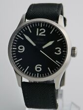 Montre pilote COCKPIT PURE MECANIQUE SEIKO NH35 pilot SAPHIR SLN BGW9 41mm