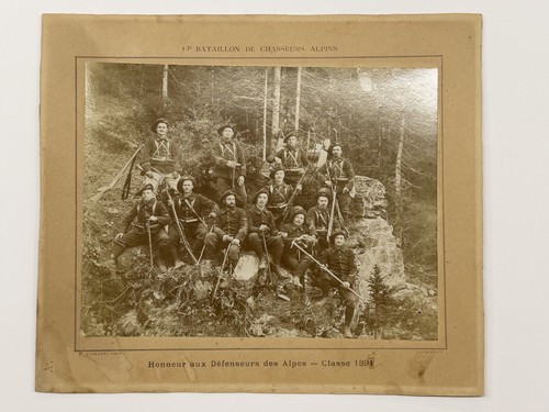 Grande photo chasseurs - chasseurs, alpins