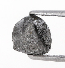 Diamant Brut Naturel Gris Noir