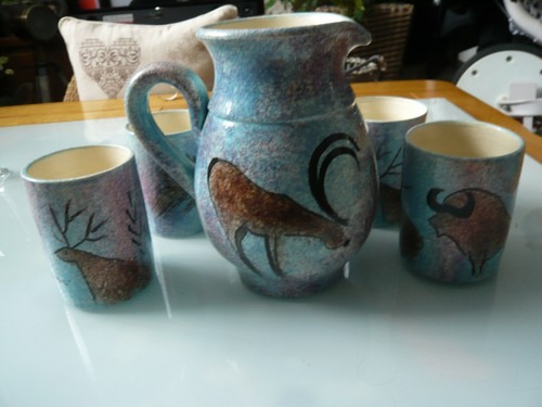 Pichet verres ceramique - 6,