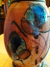 SUPERBE VASE PIECE UNIQUE 23cm