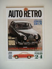AUTO RETRO n°147 FERRARI 250 LM-PANHARD 24-FIAT 2300 S-MORRIS MINOR-MONEY GOYON