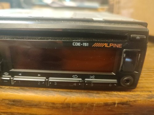 Alpine cde 151 head unit - cde-151,