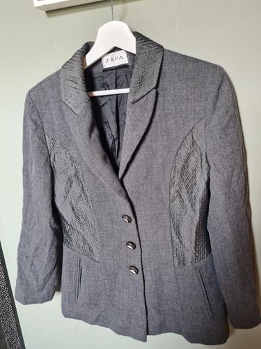 Blazer zapa gris 38 - blazer,