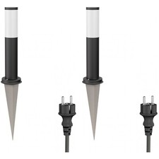 2x Lumière d'allée / Borne d'éclairage / Lampe de jardin PORU pour extérieur