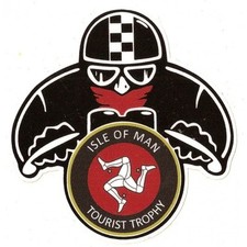  TT Isle of Man biker sticker