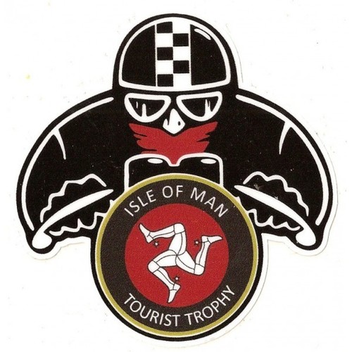 Isle man biker sticker - ,