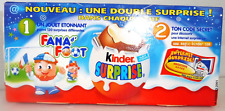 TRES RARE BOITE VIDE KINDER SURPRISE CARTON POUR 3 OEUFS 2001/2002 FRANCE FOOT