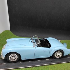 Polistil  1/18 MG A  Twin Cam cabriolet bleu  1/16 miniature auto
