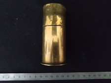 Briquet ancien militaria douille laiton obus