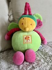 Doudou Peluche Abeille Moulin Roty Vintage Louna Luna Verte 28cm