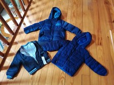 lot  3 doudounes parkas/