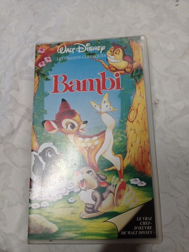 Vhs cassette video bambi - cassette, "