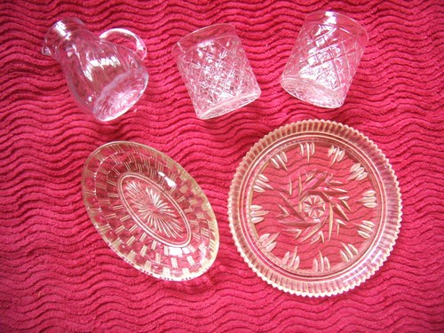 Lot antique vaisselle verre - antique,