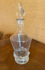 Carafe Cristal Daum 32 cm modèle Sorcy, gravure Daum.  croix de Lorraine France