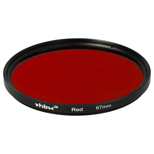 Filtre couleur rouge objectif