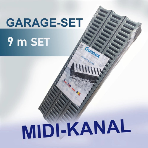 Kit caniveau drainage 9m - de,