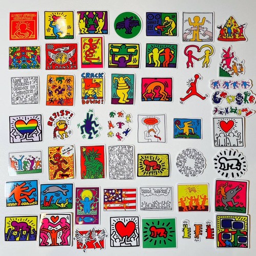 Stickers keith haring - 50,