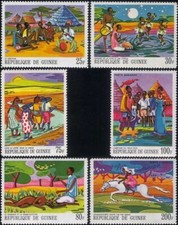 Guinée 1968 Contes Africain Légendes Musique Tambour Danse Danse Chat Cheval