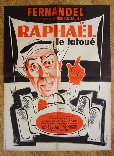 Raphael tatoue fernandel - raphael, le