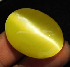 Cabochon ovale oeil de chat