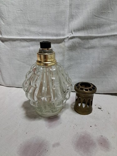 Lampe berger ancienne verre - lampe, en