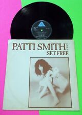 Patti Smith Group Set Free 1978 GB 4 Piste 12 " Simple Excellent État! #6217