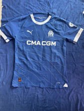 Maillot OM Porté Signé Mbemba Europa League Benfica Vs OM 