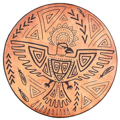 Petit tambour shamanique - , à