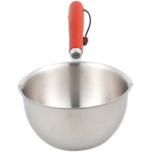 Pot lait inox - inox, fondant