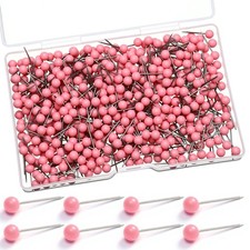 500 Pack Map Push Pins Small