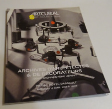 Archives Architectes Décorateurs  Archives René Herbst Paris ARTCURIAL 2008