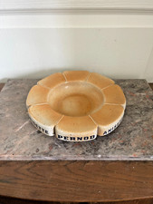 Ancien Cendrier Publicitaire PERNOD RICARD ANISETTE Grés Vintage