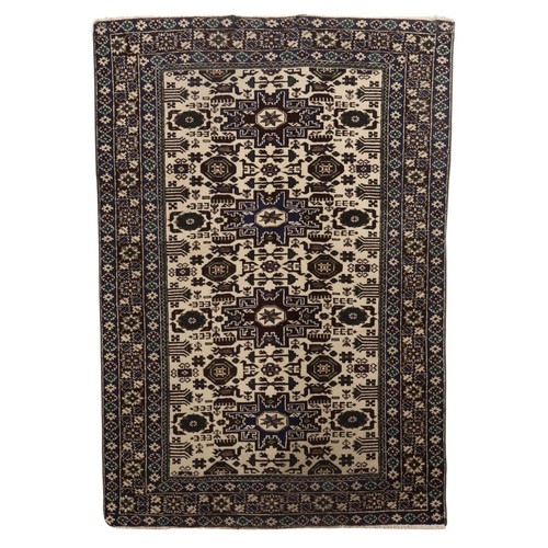 Tapis ancien asiatique laine - tapis,