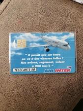 TÉLÉCARTE 50 UNITÉS AIR