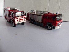 Lot  véhicules miniatures Pompiers
