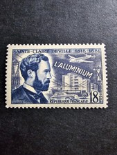 FRANCE TIMBRE SAINTE-CLAIRE DEVILLE N°1015 NEUF ** LUXE MNH 1955