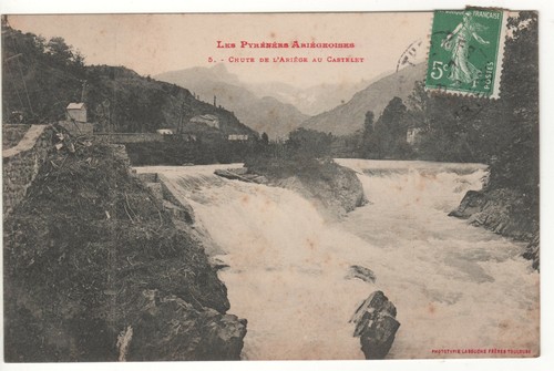 Cpa chute l ariège - l'ariÈge, au