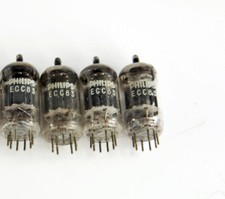 4X PHILIPS ECC83 TUBE ECC 83
