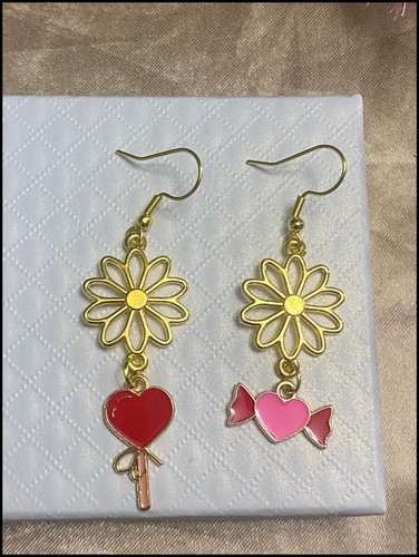 Boucles oreilles fleur - boucles,
