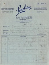 1950 PRODUITS CHIMIQUES ET D