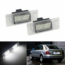 Feux Eclairage de Plaque Ampoules LED Audi A4 B5 Berline Avant A3 8L blanc xénon