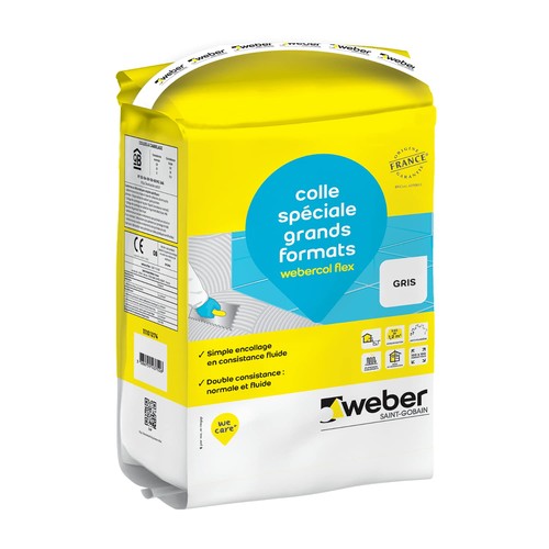 Colle carrelage gris 5kg - colle,