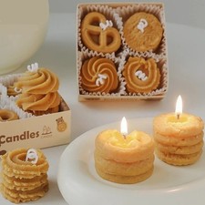 Lot de 4 : Bougies Parfumées Biscuit Viennois