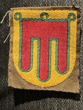INSIGNE TISSU CHANTIERS DE JEUNESSE CJF COMMISSARIAT REGIONAL AUVERGNE Militaire