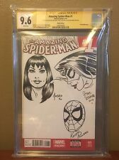 CGC 9.6/9.8 Jam Piece Pollard, Jusko, Spider-man art Sketch cover jam piece