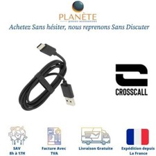 Cable USB-C 1M Crosscall Core M4,Core X4,Trekker X4,Core X3,Action X3,Trekker X3