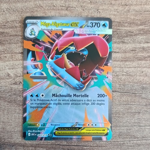 Carte pokémon aligatueur - carte,