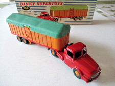 DINKY TOYS Ref 36B WILLEME SEMI REMORQUE SAVOYARDE BOITE D'ORIGINE