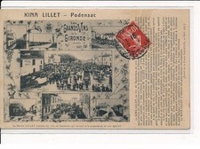 PODENSAC : Kina Lillet, les Grands vins de la Gironde - très bon état